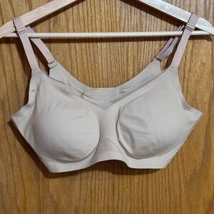 Honeylove Nude Supportive Bra sz large small spot see pics